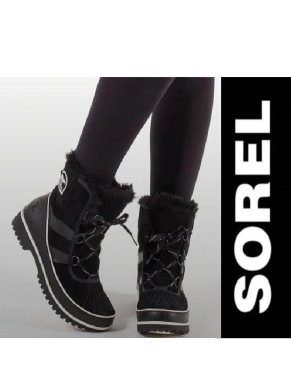 Sorel | Black Women’s Tivoli II Suede Ankle Boots | Size 5